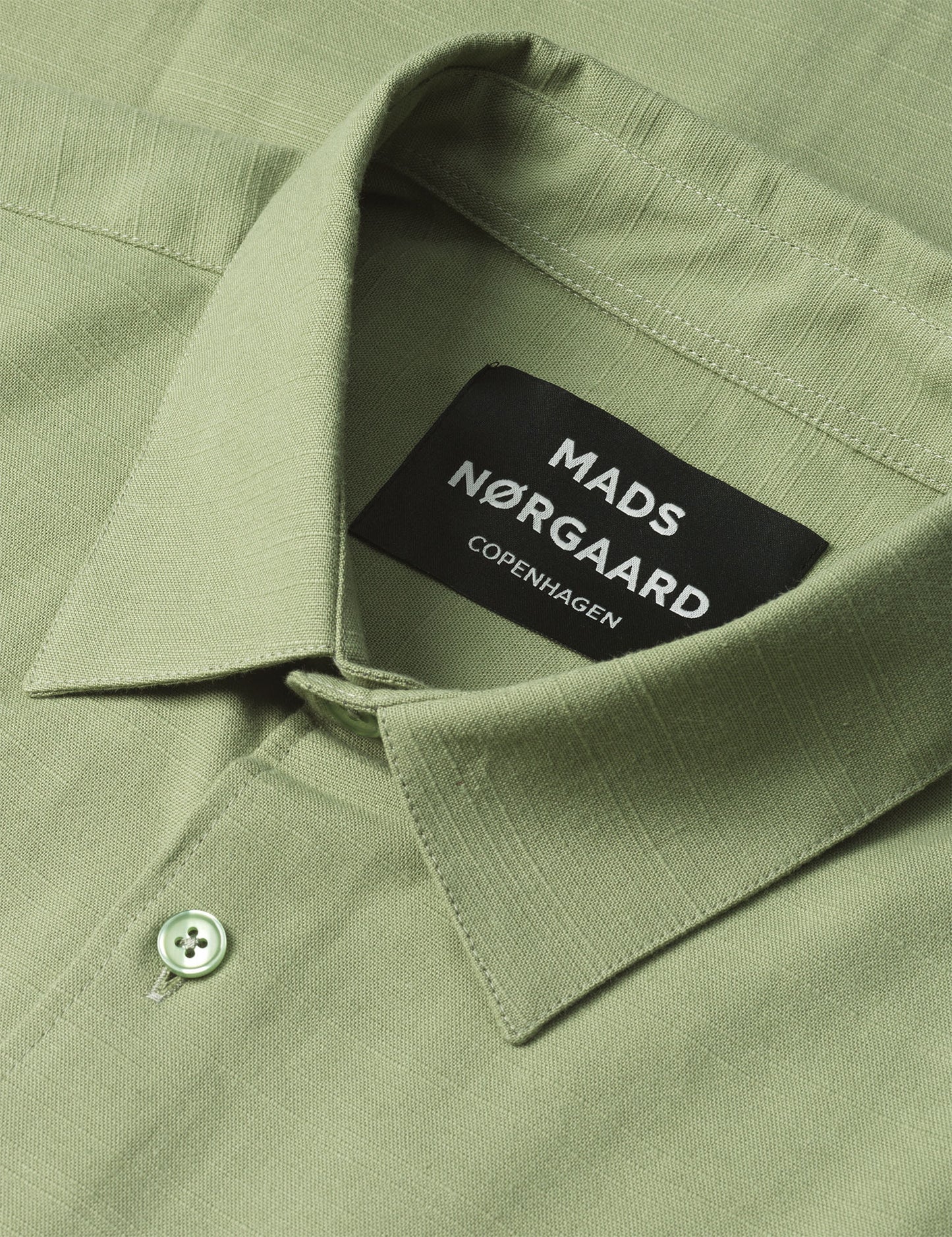 Grida Cotton Victor Shirt SS, Oil Green