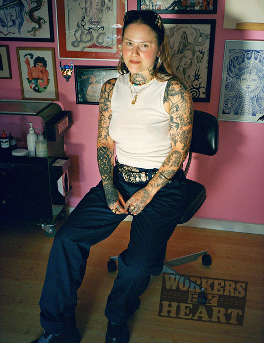 Workers By Heart · Meet the tattoo artist Lena