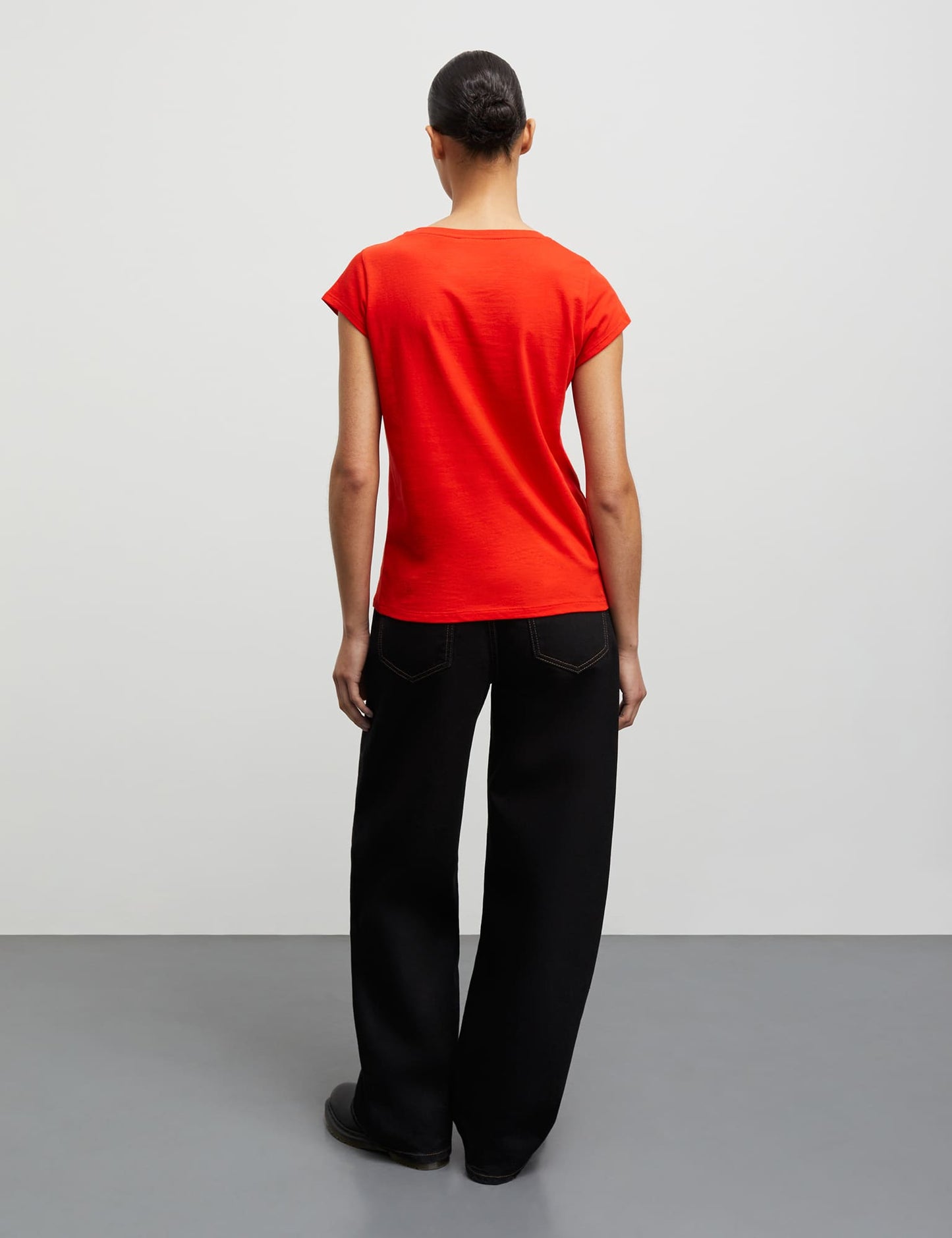 Fine Jersey Teasy Tee FAV, Fiery Red