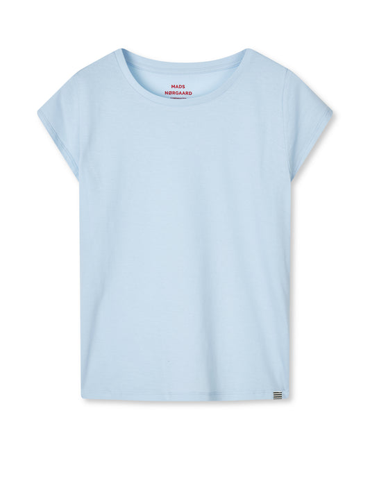 Fine Jersey Teasy Tee FAV, Cashmere Blue