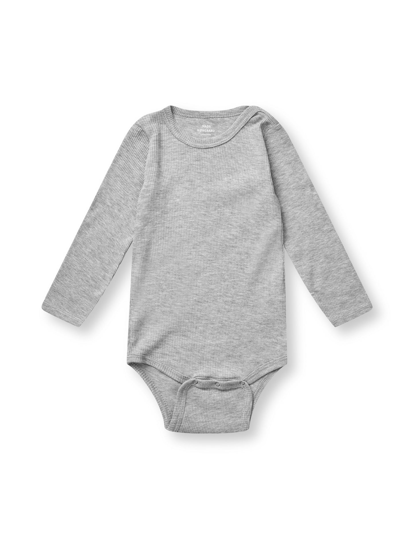 Soft Solid Rib Body, Grey Melange