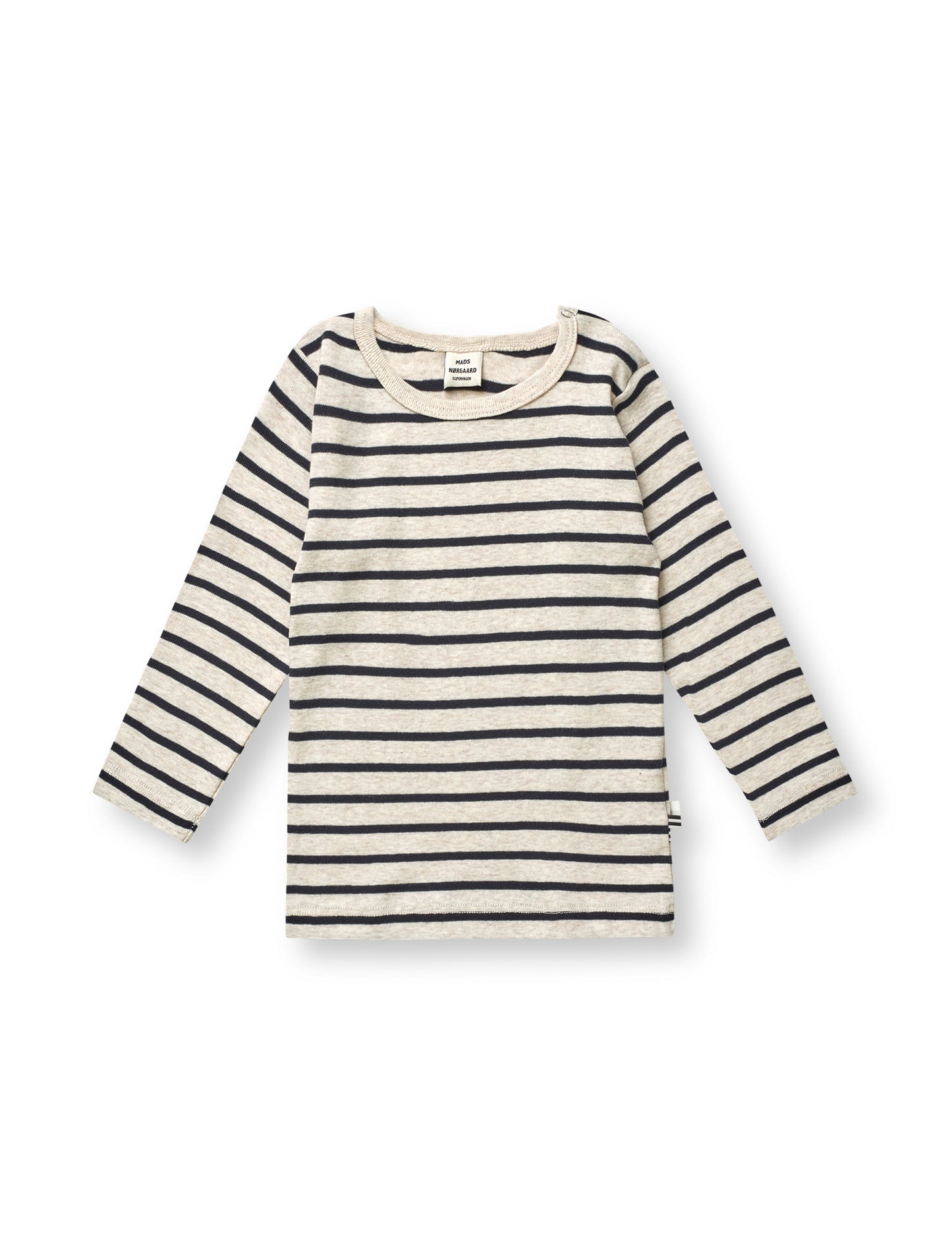 Soft Striped Rib Tobinino, Navy/ Nature Mel