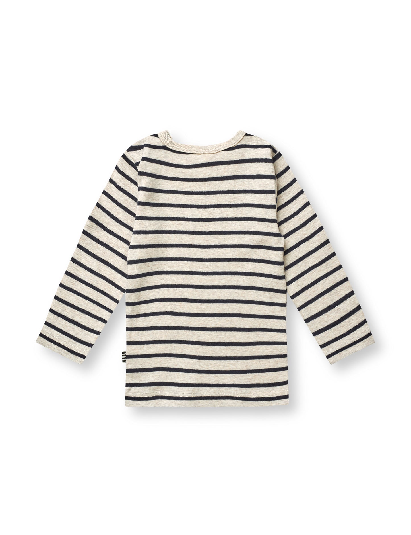 Soft Striped Rib Tobinino, Navy/ Nature Mel