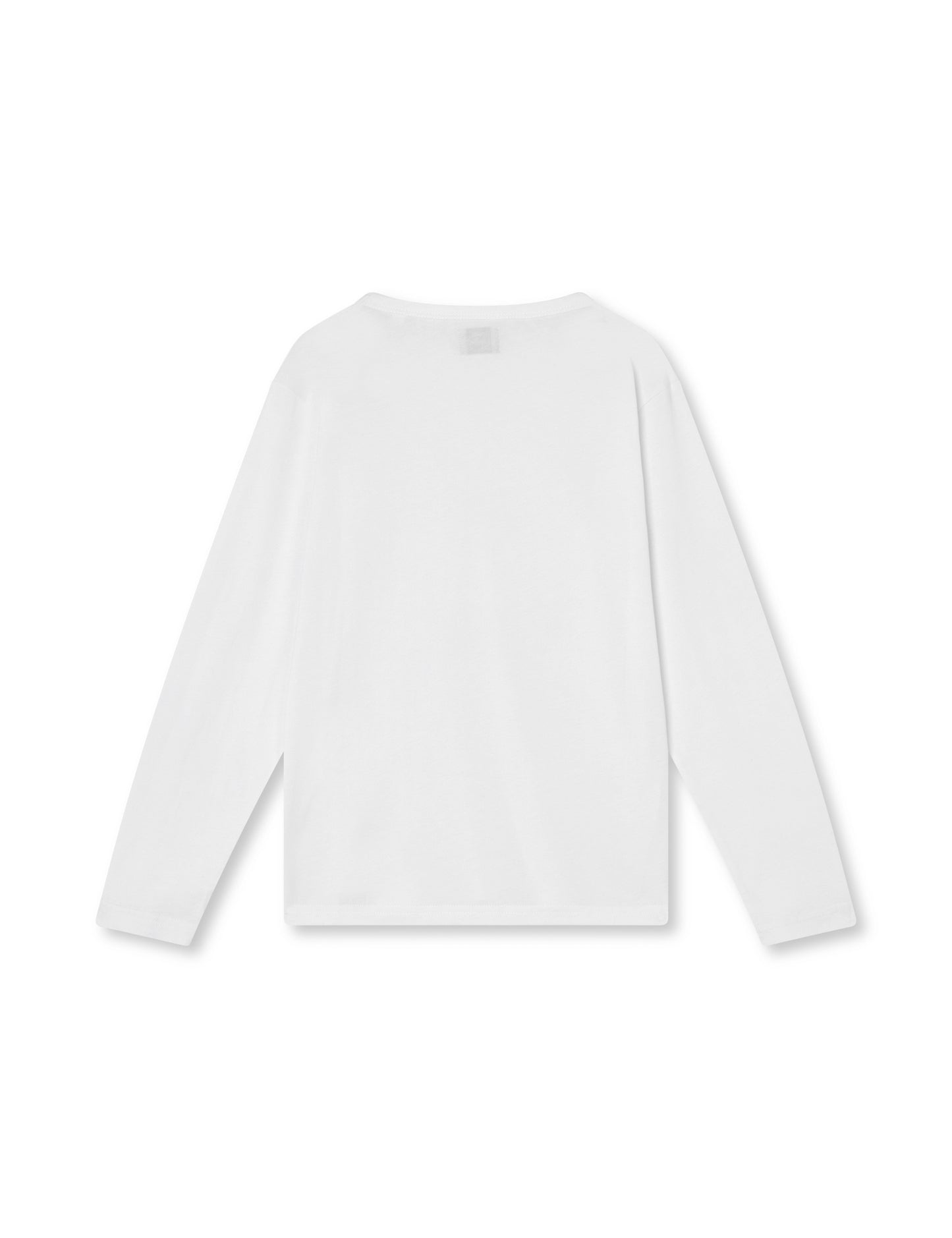 Fine Jersey Thorlino L/S Tee FAV,  White