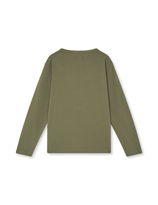 Fine Jersey Thorlino L/S Tee FAV, Army