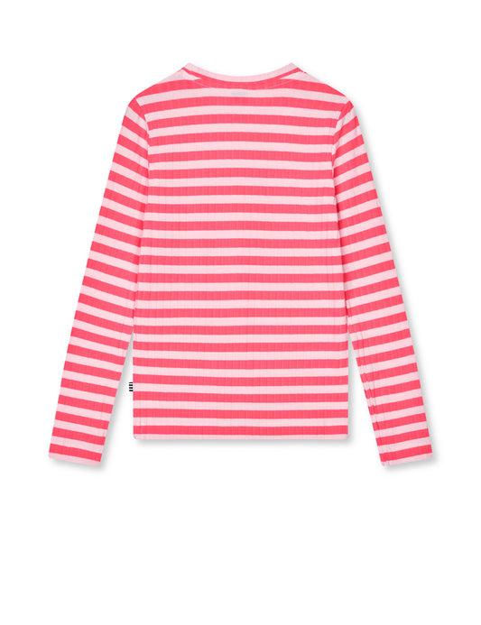 5x5 Classic Stripe Talika Top, Knockout Pink/Blushing Bride