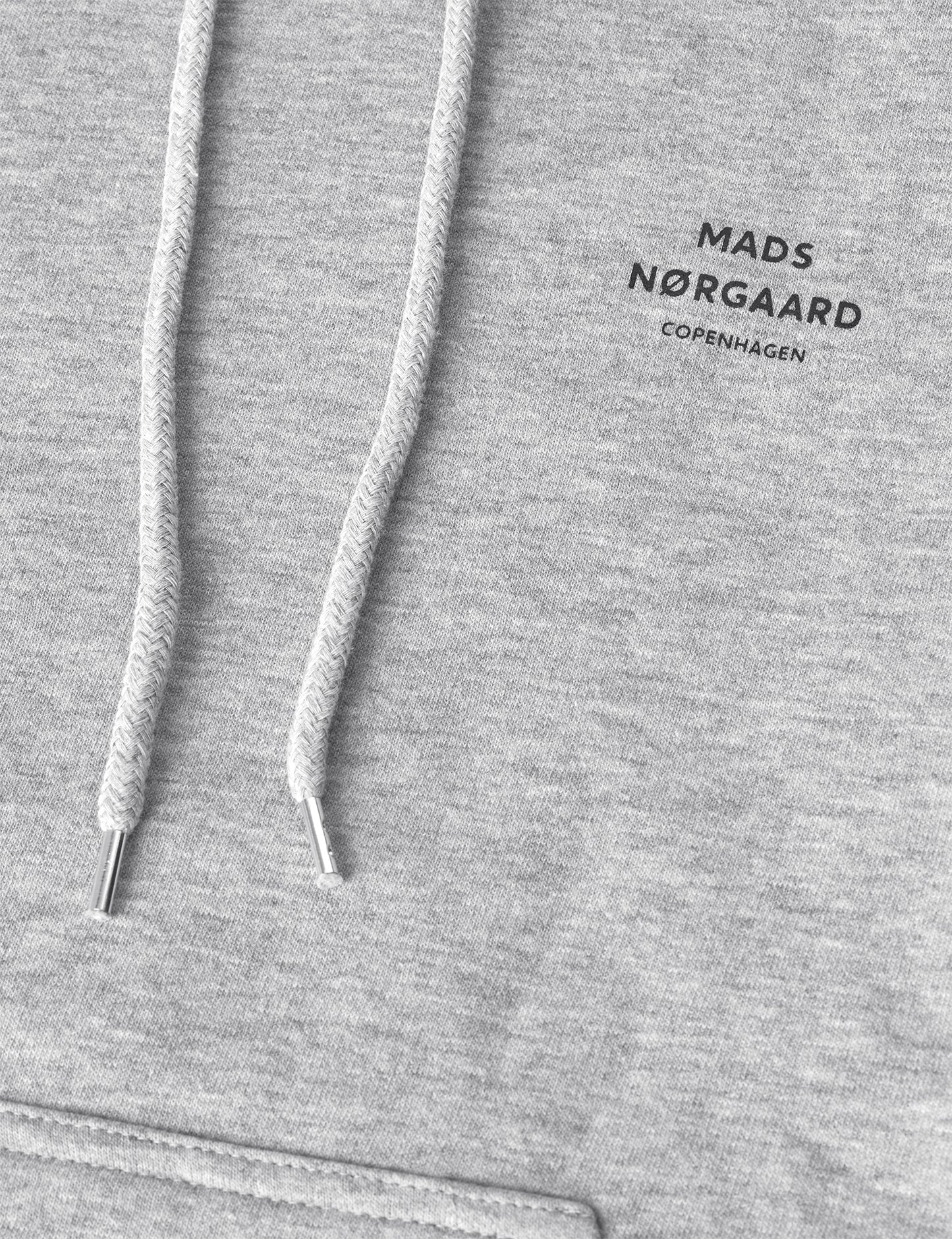 Standard Hoodie Logo Sweat, Grey Melange