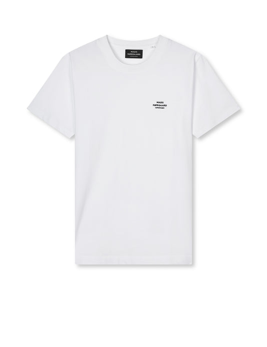 Cotton Jersey Frode Emb Logo Tee, White