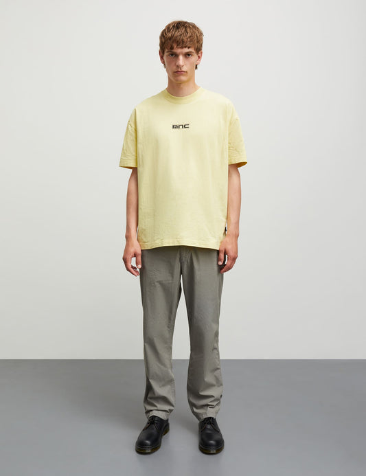 Open-End Dye Big Tee, Tender Yellow