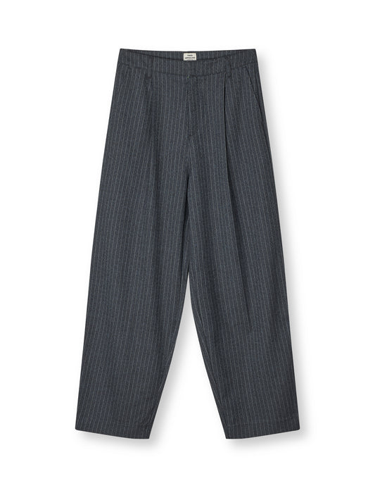 Pinstripe Melange Maria Pants, Parisian Night Melange