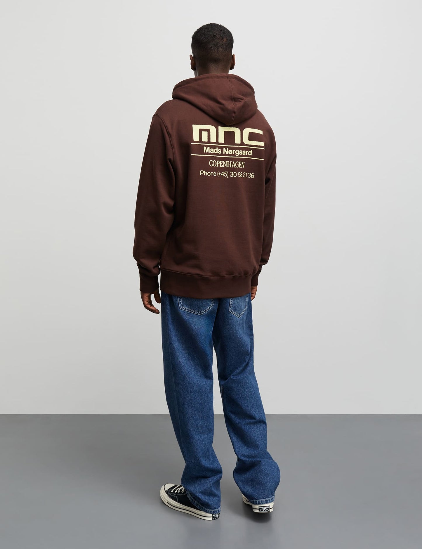 Compact Cotton MNC Hoody, Chicory Coffee