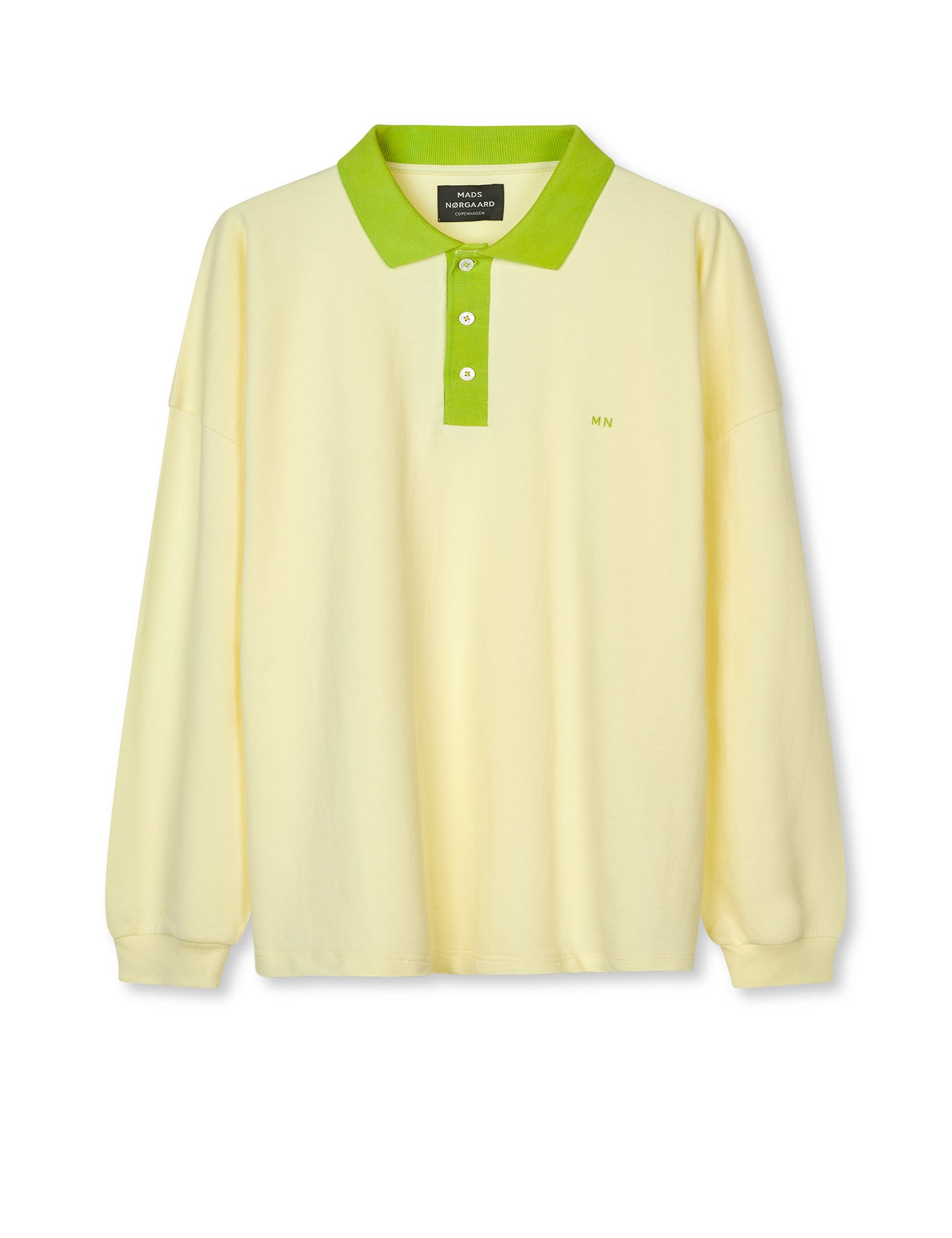 Light Terry Polo Sweat, Tender Yellow