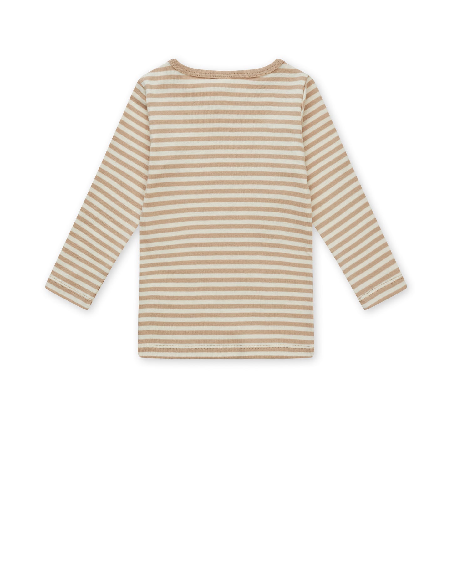 Soft Duo Striped Tobinino Tee LS, Oxford Tan/ Vanilla Ice