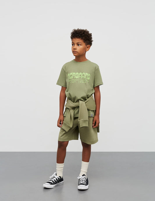 Printed Tee Thorlino Tee, Oil Green
