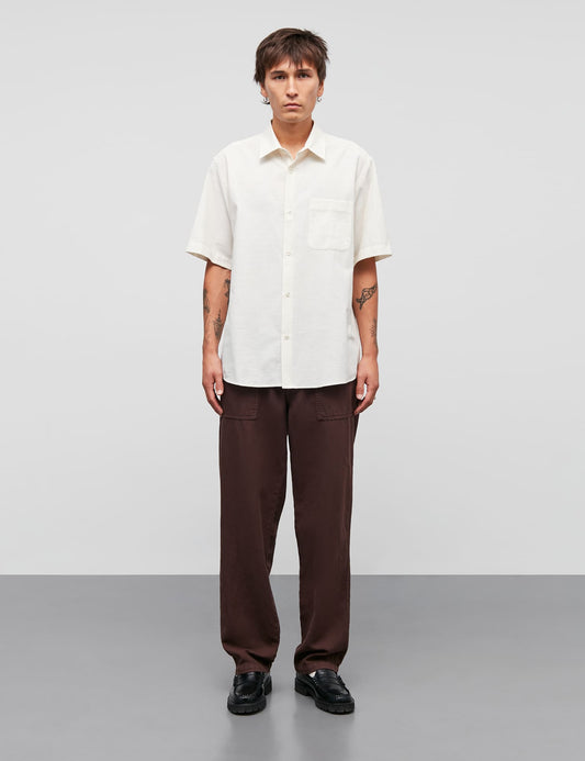 Grida Cotton Victor Shirt SS, Vanilla Ice