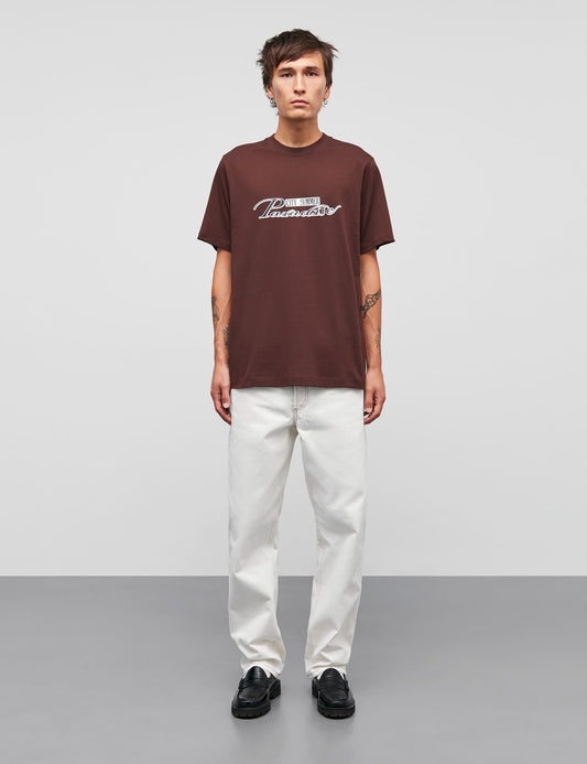Cotton Jersey Frode Paradise Tee, Chicory Coffee