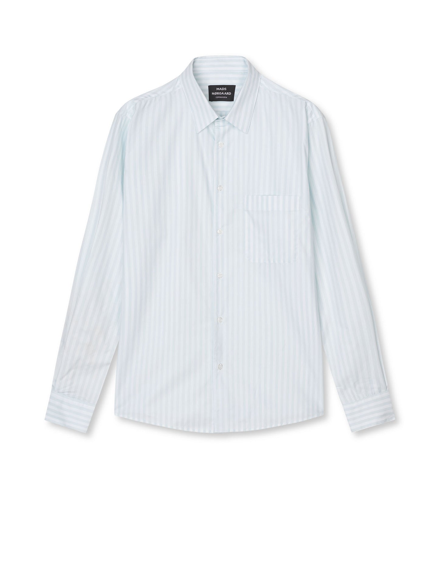 Prime Cotton Poplin Sune Shirt, Ballad Blue/White