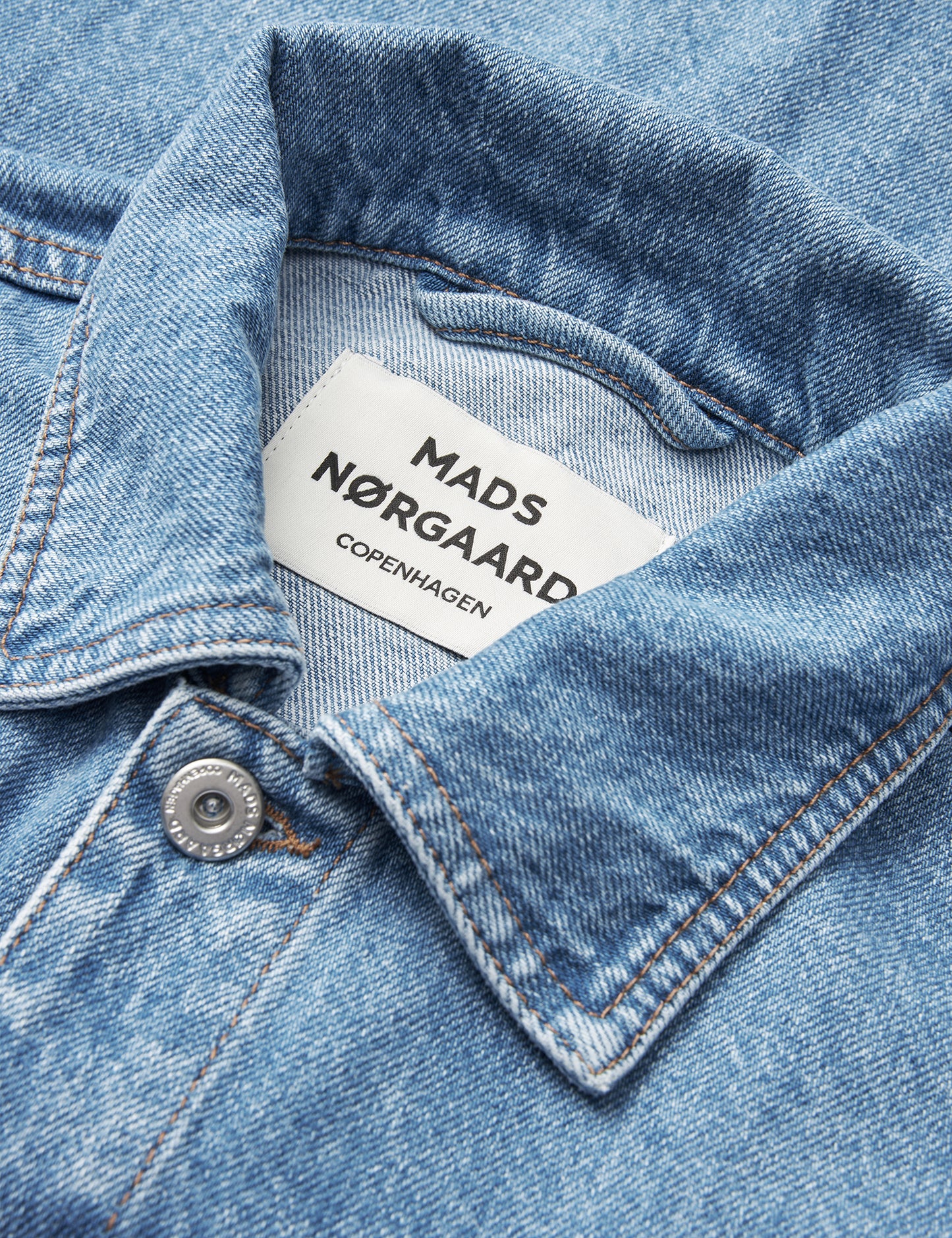 Classic Denim Gaia Jacket, Mid Blue Denim
