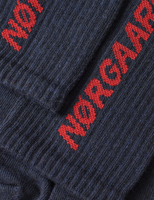 Sock Single Logo Step, Navy