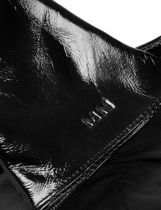 Tian Ace Lacquer Mix Glove, Black