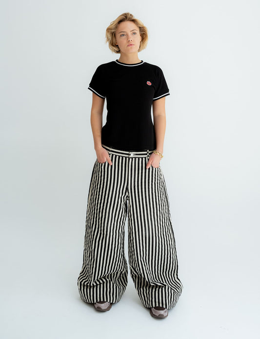 Megan Baby Tee, Black