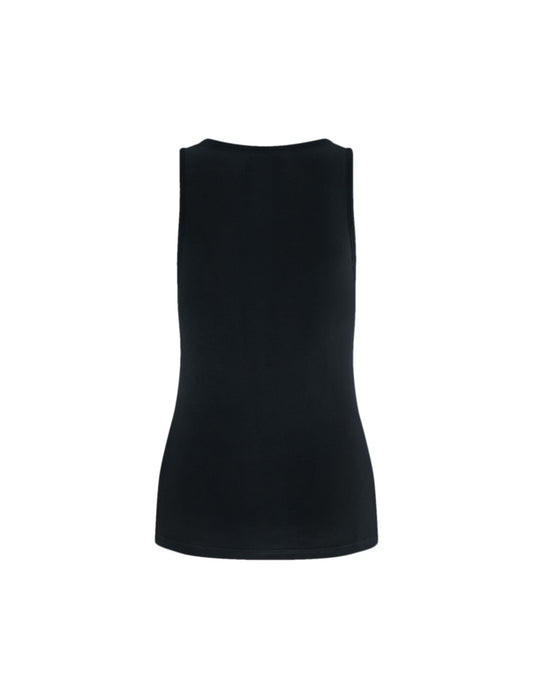 2x2 Cotton Amour Tank Top,  Black